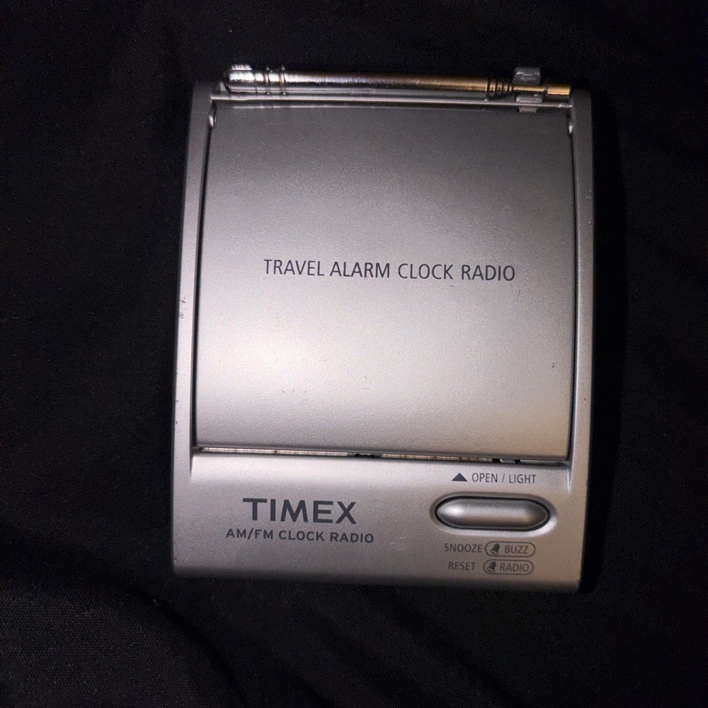 Timex Gray AM/FM Clock Radio